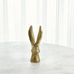 Global Views Reactive Matte Gold Rabbit