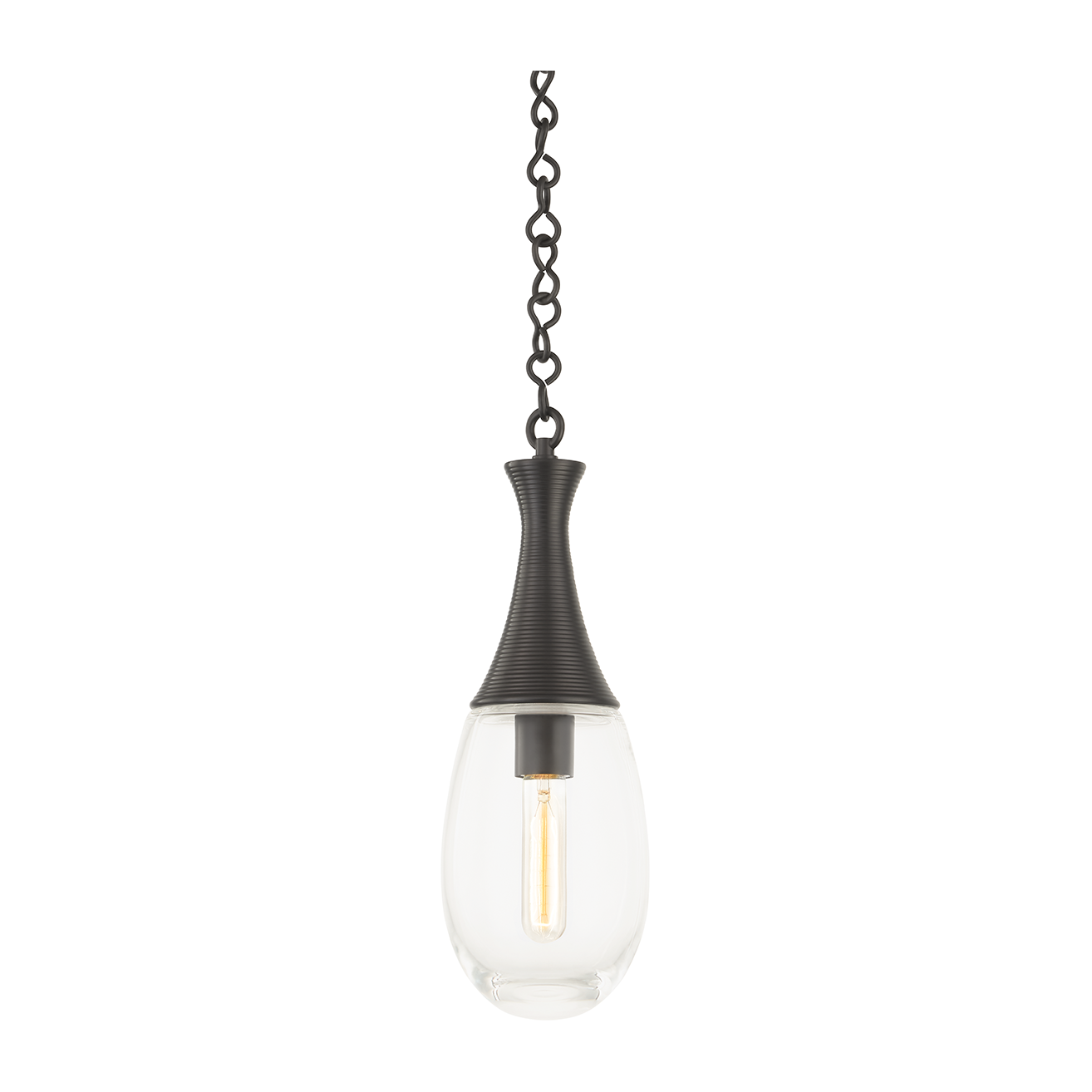 Hudson Valley Lighting Southold 1 Light 5.5 inch Black Brass Pendant Ceiling Light Clearance