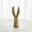 Global Views Reactive Matte Gold Rabbit