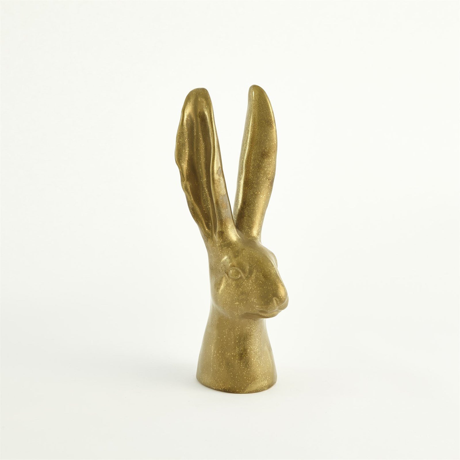 Global Views Reactive Matte Gold Rabbit