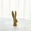 Global Views Reactive Matte Gold Rabbit
