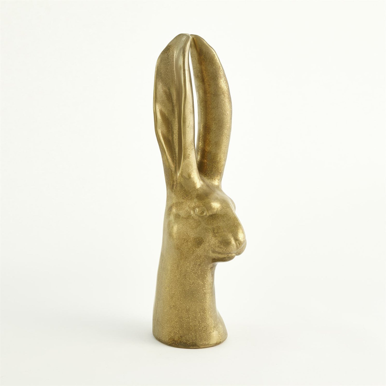 Global Views Reactive Matte Gold Rabbit