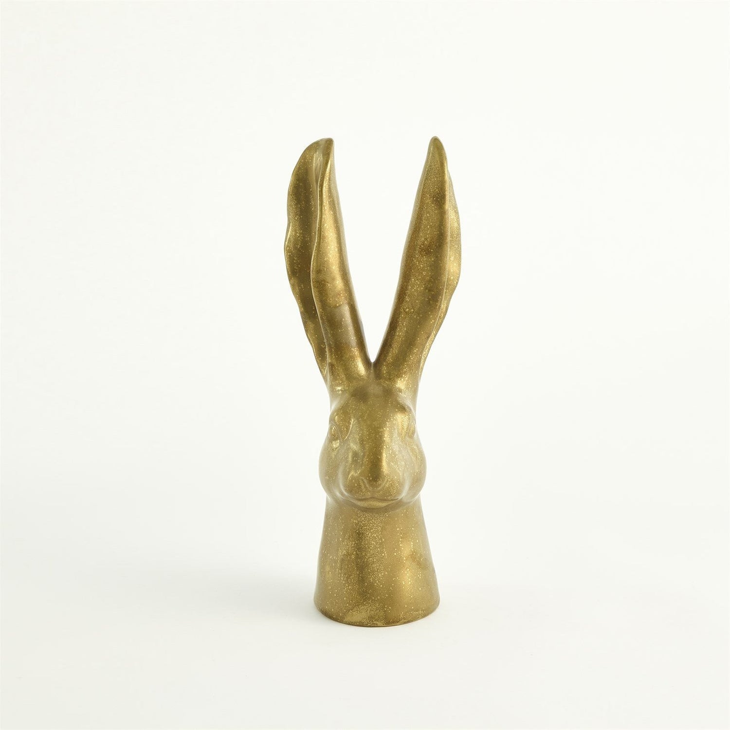 Global Views Reactive Matte Gold Rabbit