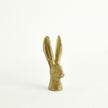 Global Views Reactive Matte Gold Rabbit