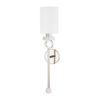 Corbett Haru 1 Light Burnished Nickel Wall Sconce Wall Light Clearance