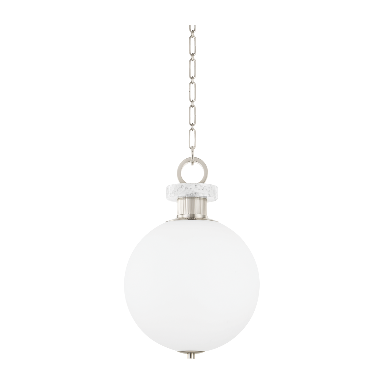Corbett Haru 1 Light Burnished Nickel Pendant Ceiling Light Clearance