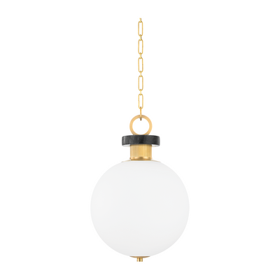 Corbett Haru 1 Light 13.25 inch Vintage Brass Pendant Ceiling Light