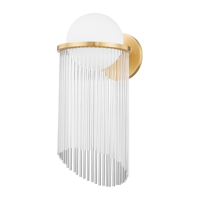 Corbett Celestial 1 Light Aged Brass Wall Sconce Wall Light Clearance