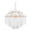 Corbett Celestial 6 Light Aged Brass Chandelier Ceiling Light Clearance