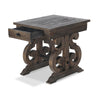 Magnussen Home Bellamy Peppercorn Rectangular End Table