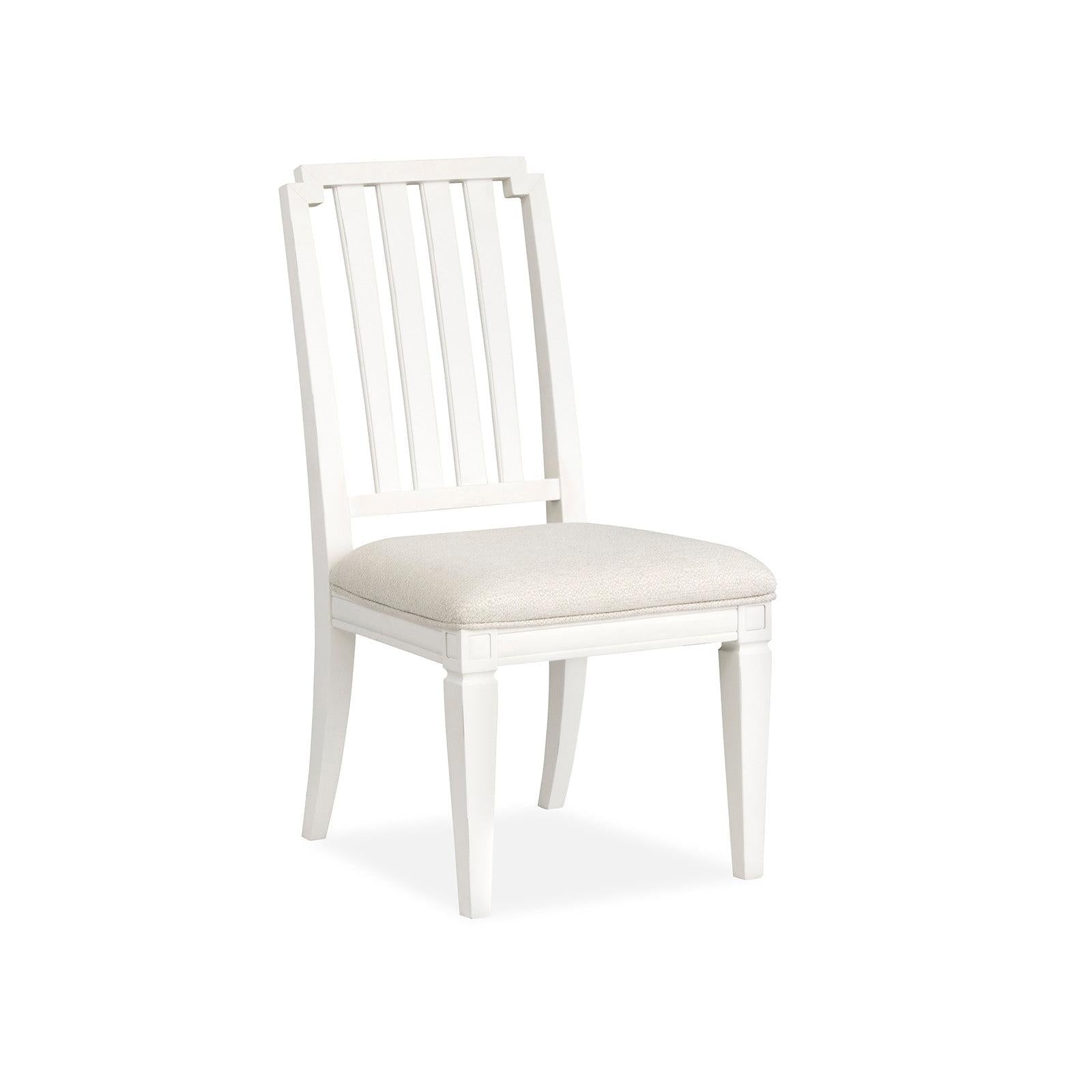 Magnussen Home Willowbrook Egg Shell White Side Chair Set of 2