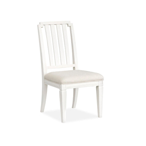 Magnussen Home Willowbrook Egg Shell White Side Chair Set of 2