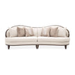 Michael Amini Camellia Field 3-Piece Chenille Sofa - Linen/Warm Pecan