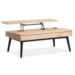 Magnussen Home Fletcher Driftwood Lift Top Storage Cocktail Table