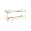 Chelsea House Gold Watson Coffee Table