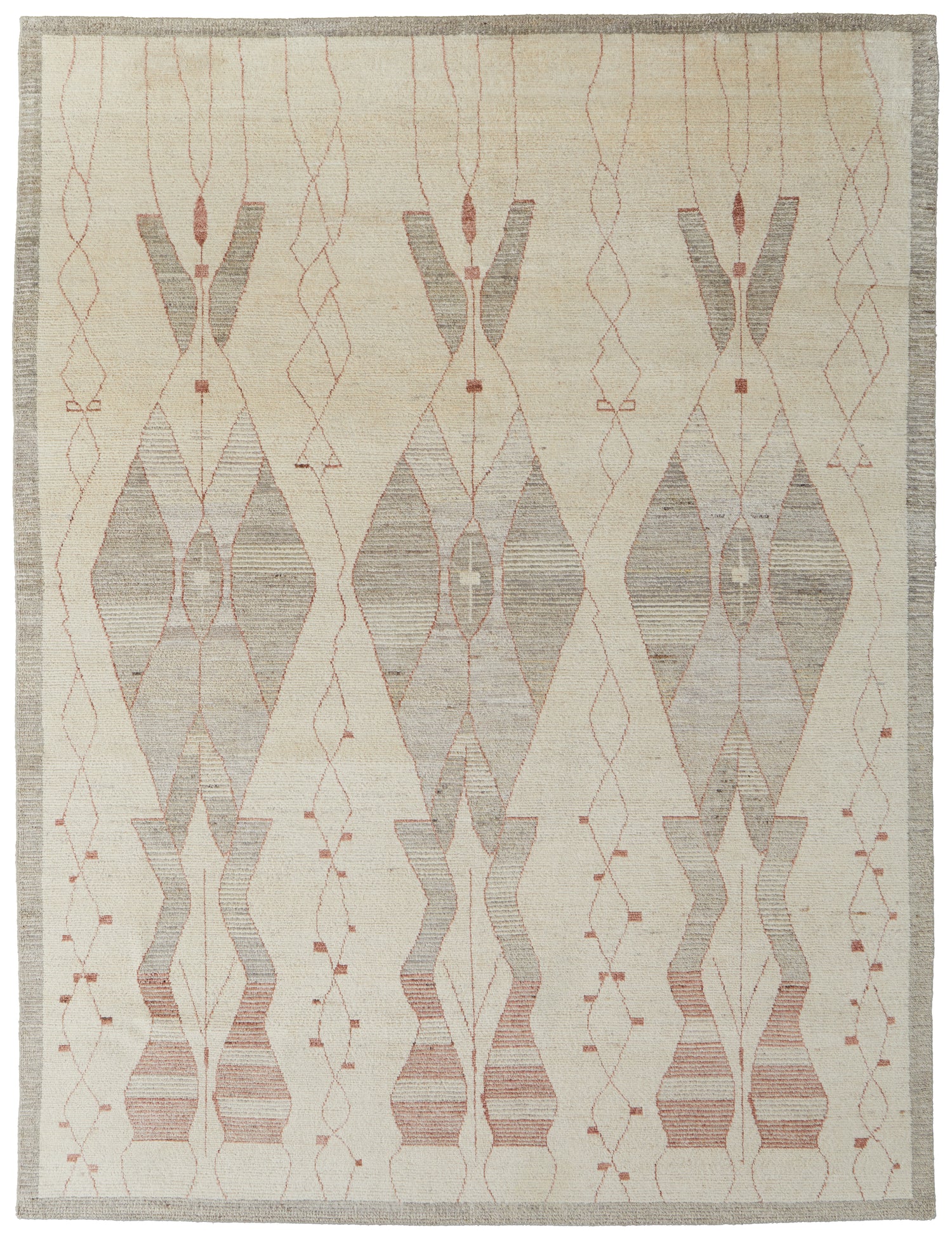 Feizy Kasbah 69G3F Rug in Beige/Gray