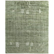 Feizy Agape 69HBF Modern Abstract Rug in Green/Ivory