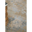 Feizy Augustine 39TXF Traditional Floral & Botanical, Tan/Blue/Ivory, Rug