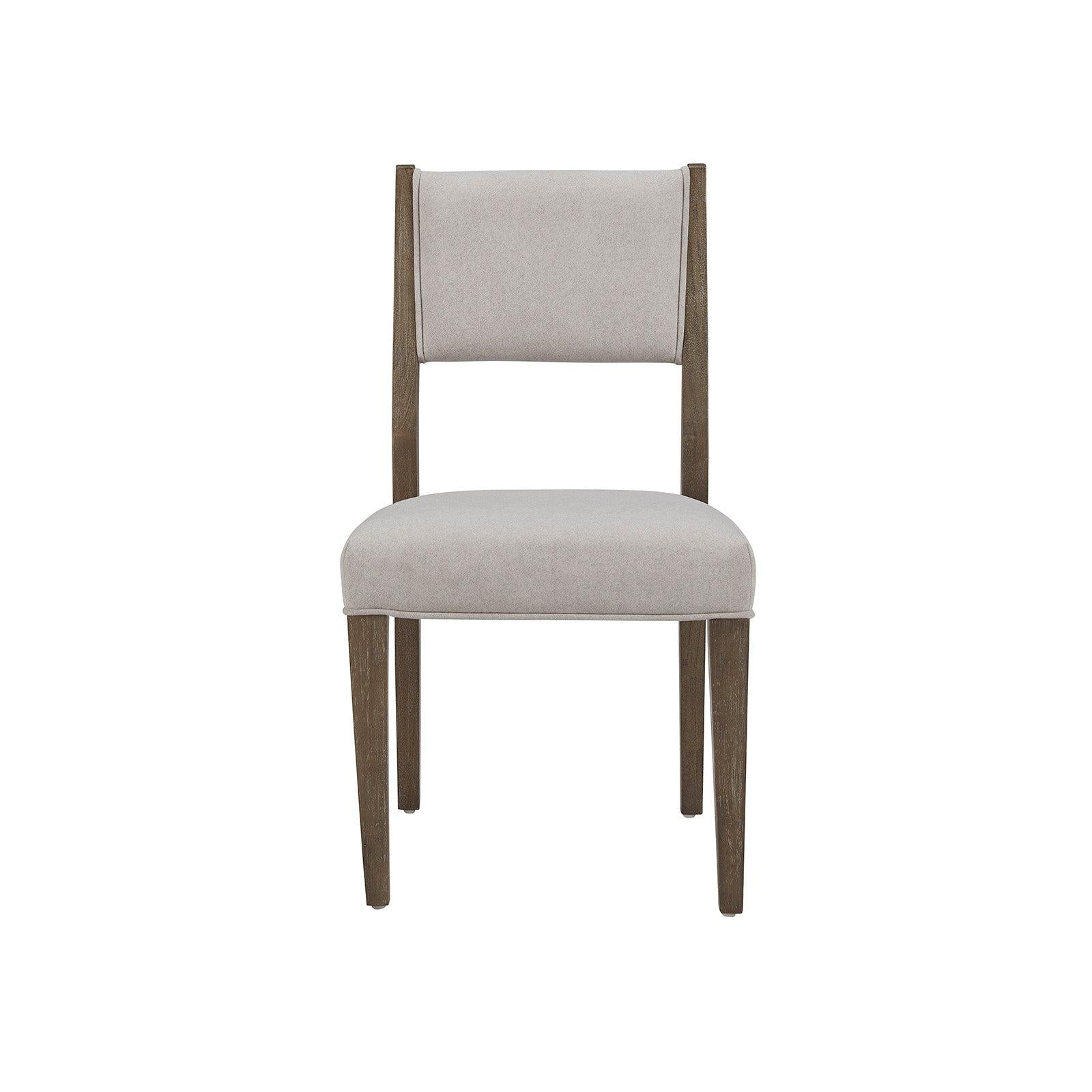 Magnussen Home Kavanaugh Weathered Kona Brown Upholstered Side Chair Set of 2