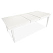 Magnussen Home Willowbrook Egg Shell White Extendable Rectangular Dining Table