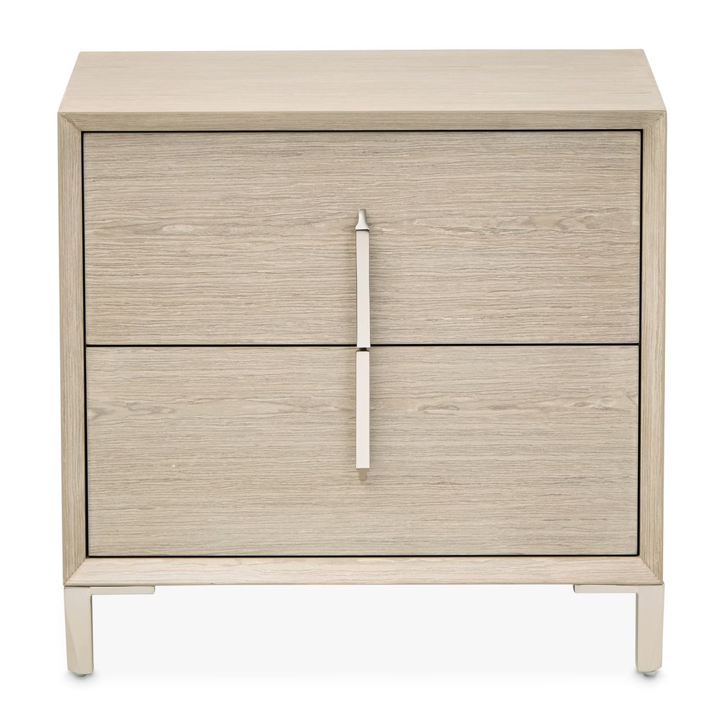 Michael Amini Lotus Bay Large Nightstand - Sand