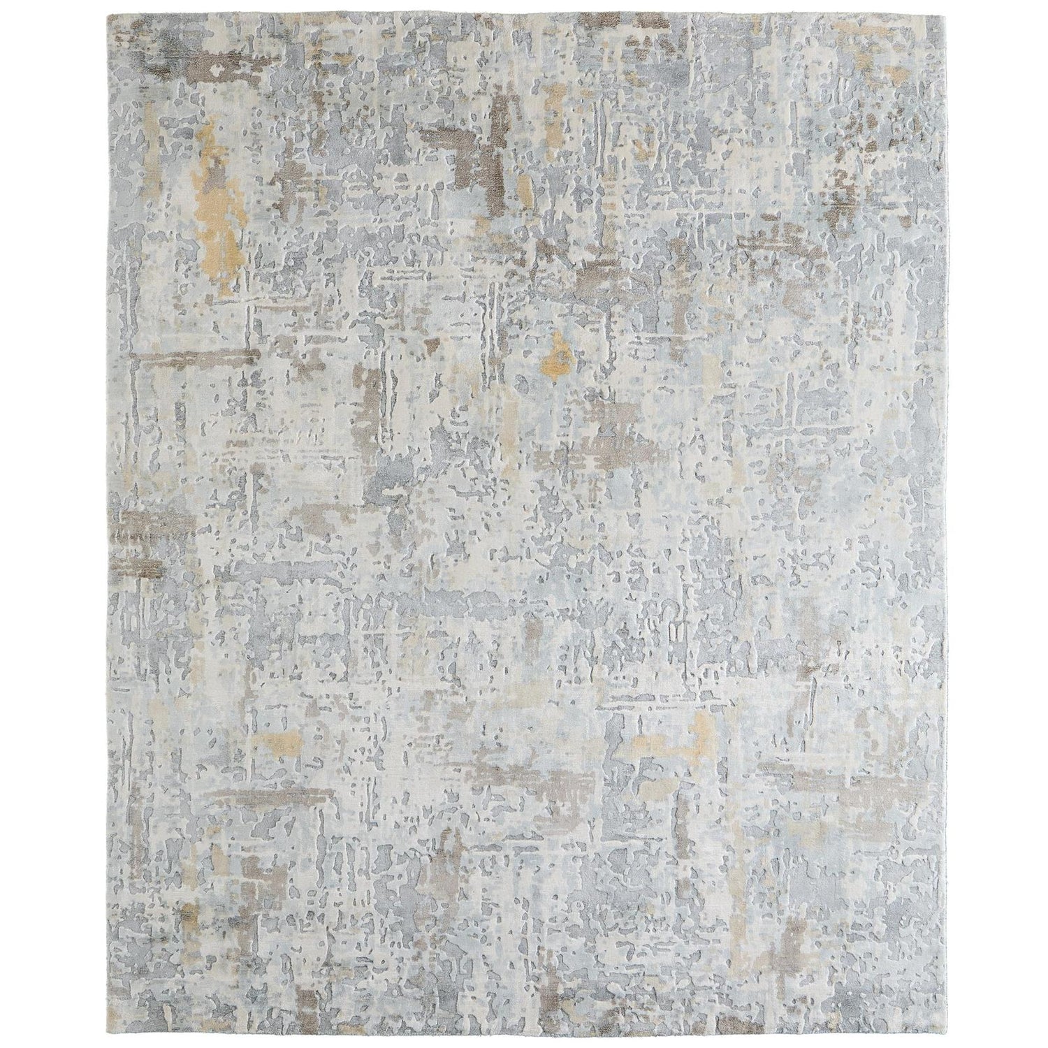 Feizy Braden 8A51F Modern Abstract Rug in Blue/Gray/Brown