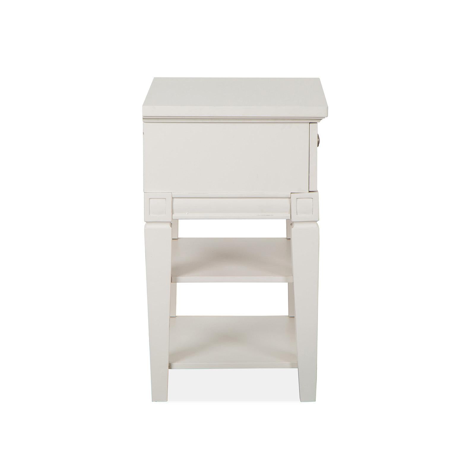 Magnussen Home Willowbrook Egg Shell White Nightstand