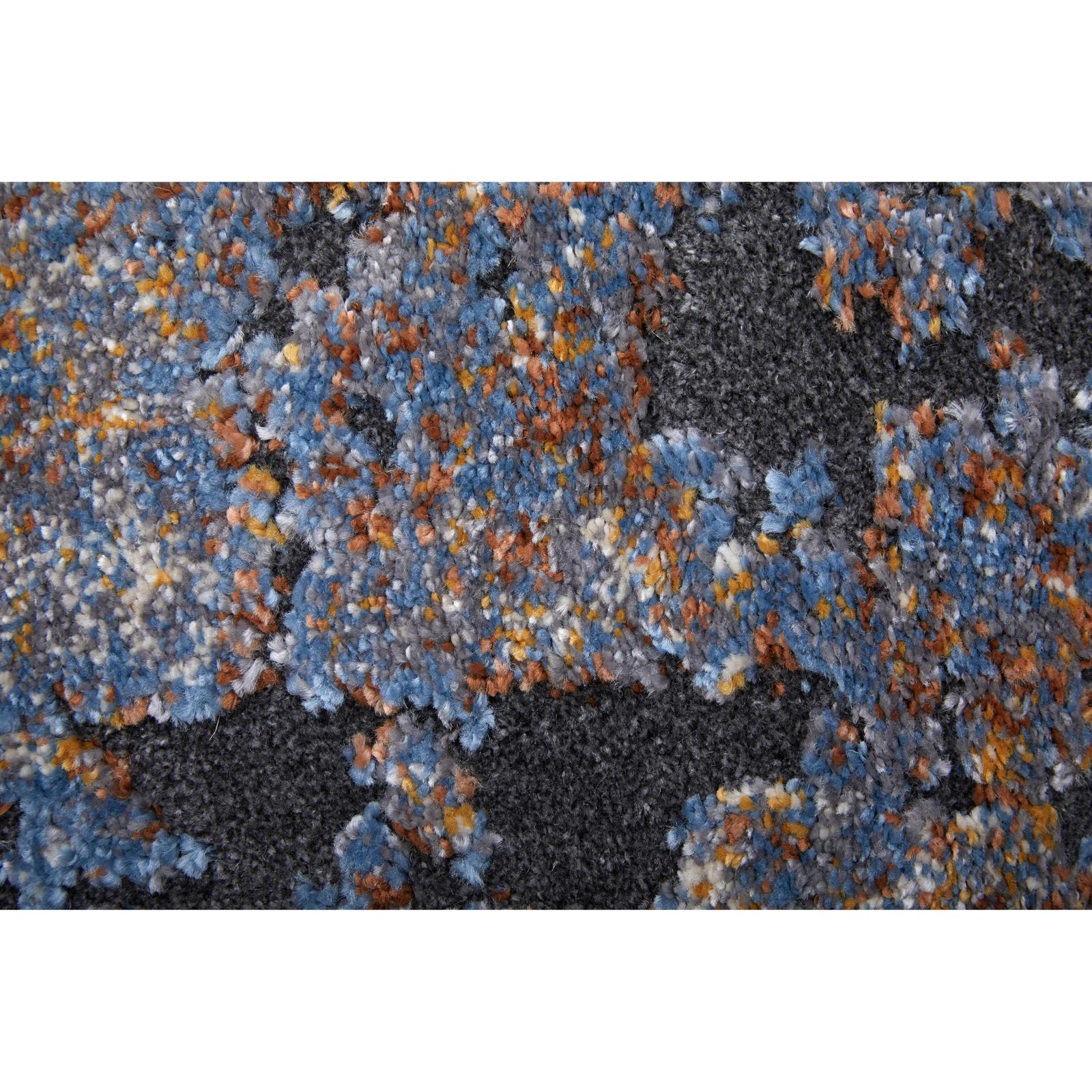 Feizy Gilmore 39MKF Modern Color Block, Blue/Ivory/Taupe, Rug