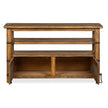 Magnussen Home Chesterfield Farmhouse Timber Rectangular Sofa Table