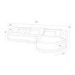 Sunpan Laken Sofa Chaise, RAF Clearance
