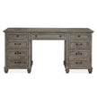Magnussen Home Lancaster Dovetail Grey Executive Desk