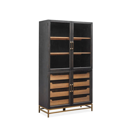 Magnussen Home Lindon Coffee Bean Two Tone Cabinet