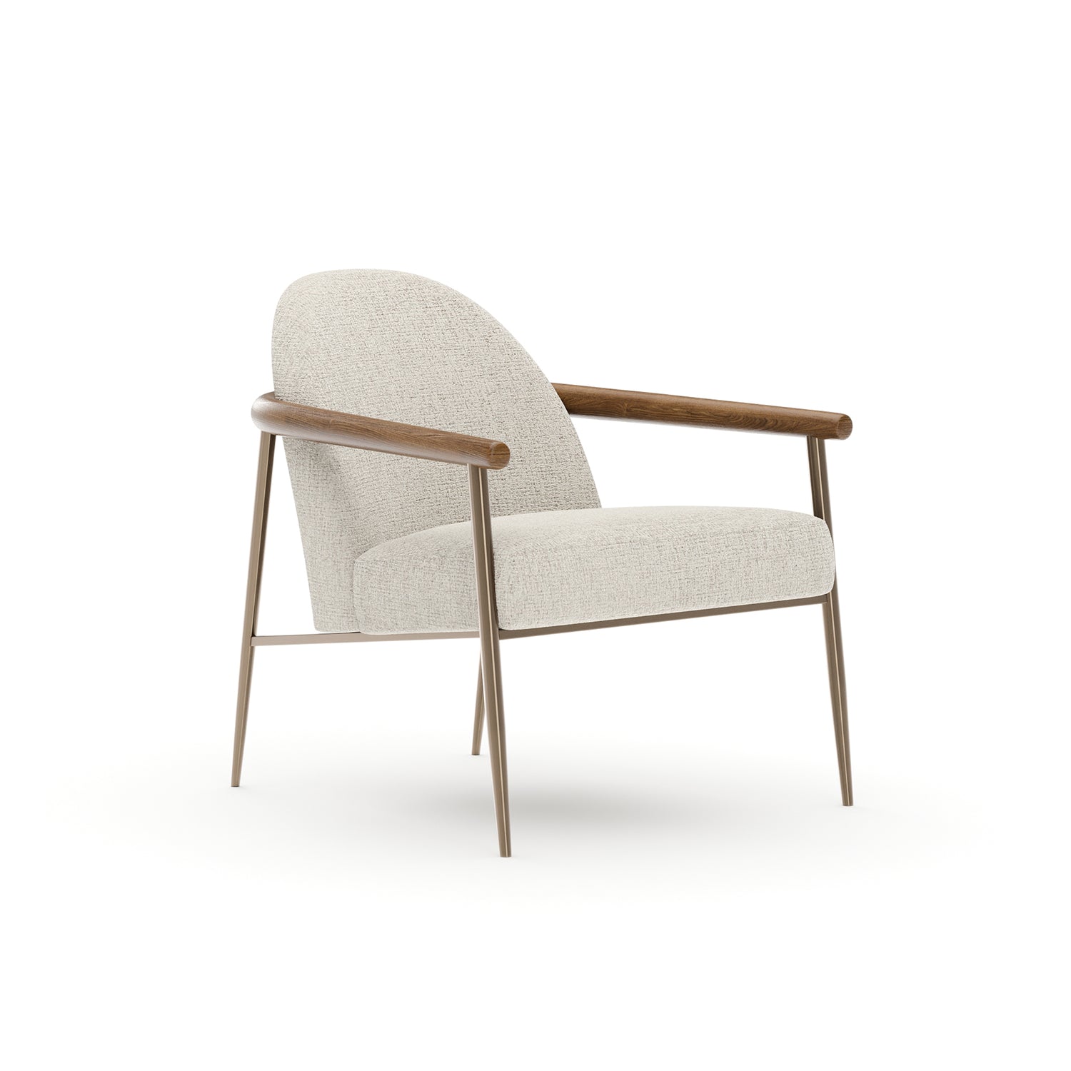 Caracole Altura Lounge Chair - Oatmeal