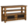 Magnussen Home Chesterfield Farmhouse Timber Rectangular Sofa Table