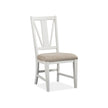 Magnussen Home Heron Cove Chalk White And Dovetail Grey Side Chair Set of 2