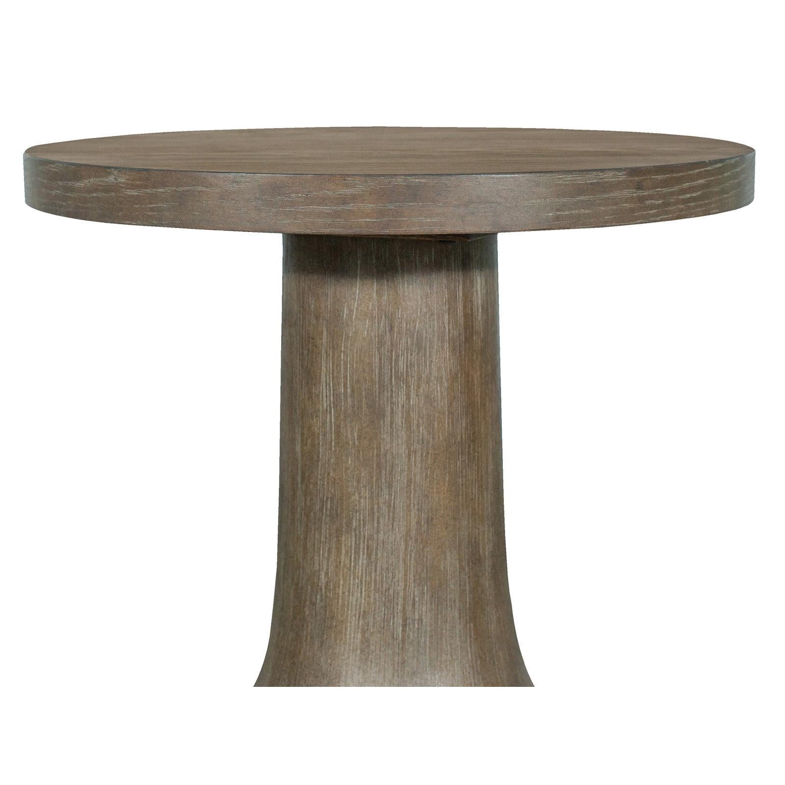 Magnussen Home Bosley Lt. Brown Porpoise Round Accent Table