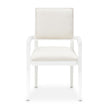 Michael Amini Palm Gate Arm Chair - Cloud White - Set of 2
