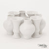 Global Views White Crackle Chinoise Bud Vase Wreath