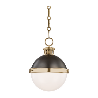 Hudson Valley Lighting Latham 1 Light 9.5 inch Aged/Antique Distressed Bronze Pendant Ceiling Light