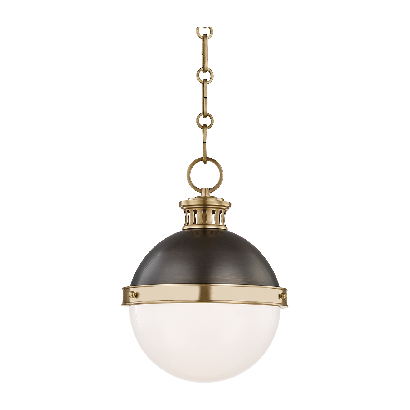 Hudson Valley Lighting Latham 1 Light 9.5 inch Aged/Antique Distressed Bronze Pendant Ceiling Light