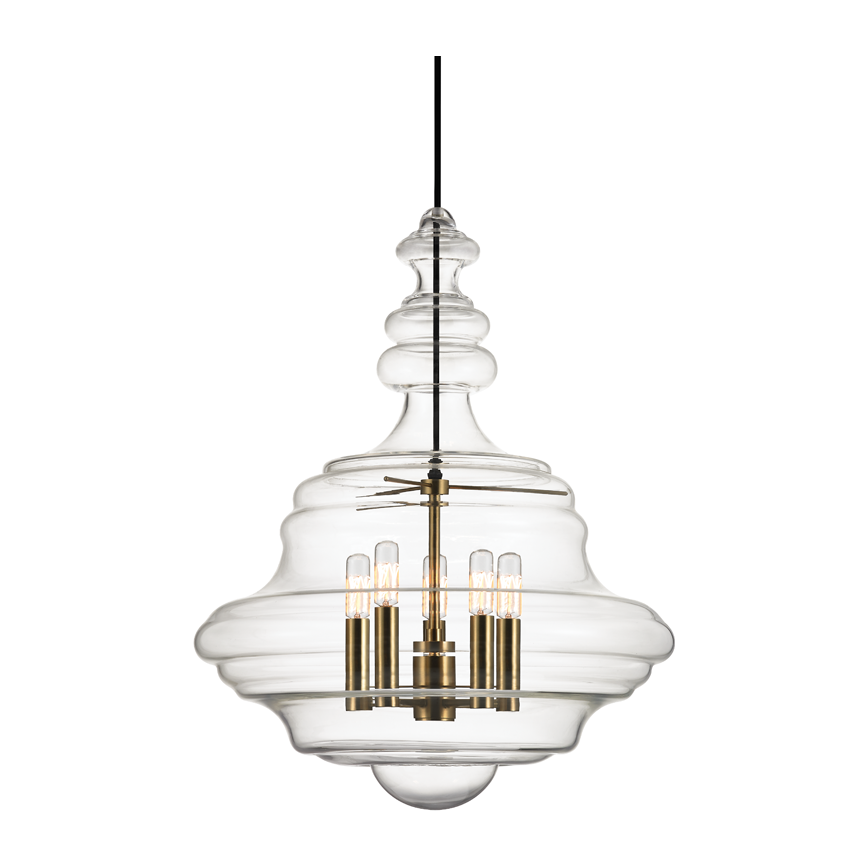 Hudson Valley Lighting Washington 5 Light 20 inch Lantern Ceiling Light