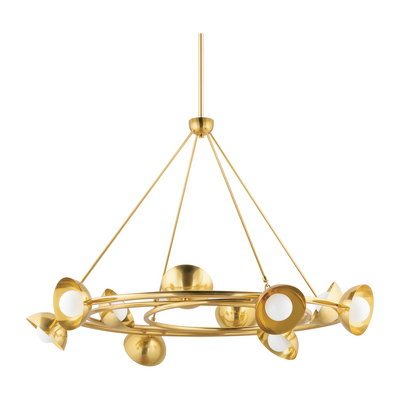 Corbett Oraibi 10 Light Vintage Brass Chandelier Ceiling Light Clearance