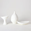 Global Views White Plaster Modernist Vase Clearance