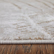 Feizy Waldor 39NBF Modern Abstract in Taupe/Brown/Silver
