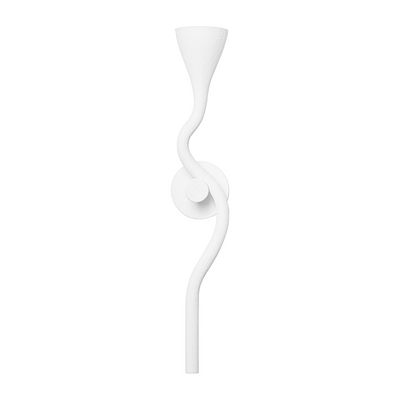Corbett Anastasia 1 Light Gesso White Wall Sconce Wall Light Clearance