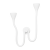 Corbett Anastasia 2 Light Gesso White Wall Sconce Wall Light DSC