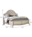 ART Furniture Starlite Panel Bed w/ Storage