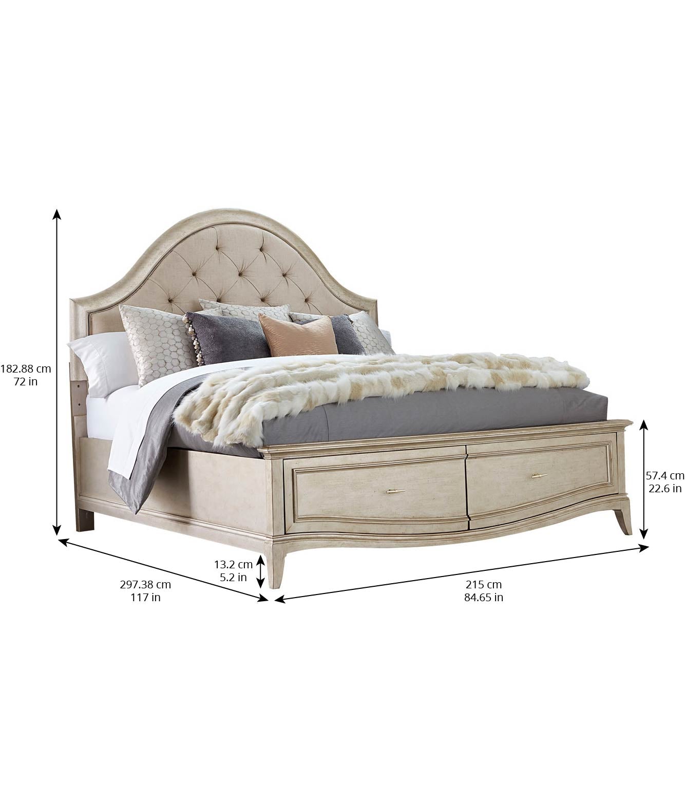 ART Furniture Starlite Panel Bed w/ Storage