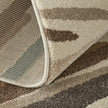 Feizy Eden 39QXF Modern Abstract Rug in Ivory/Brown/Blue