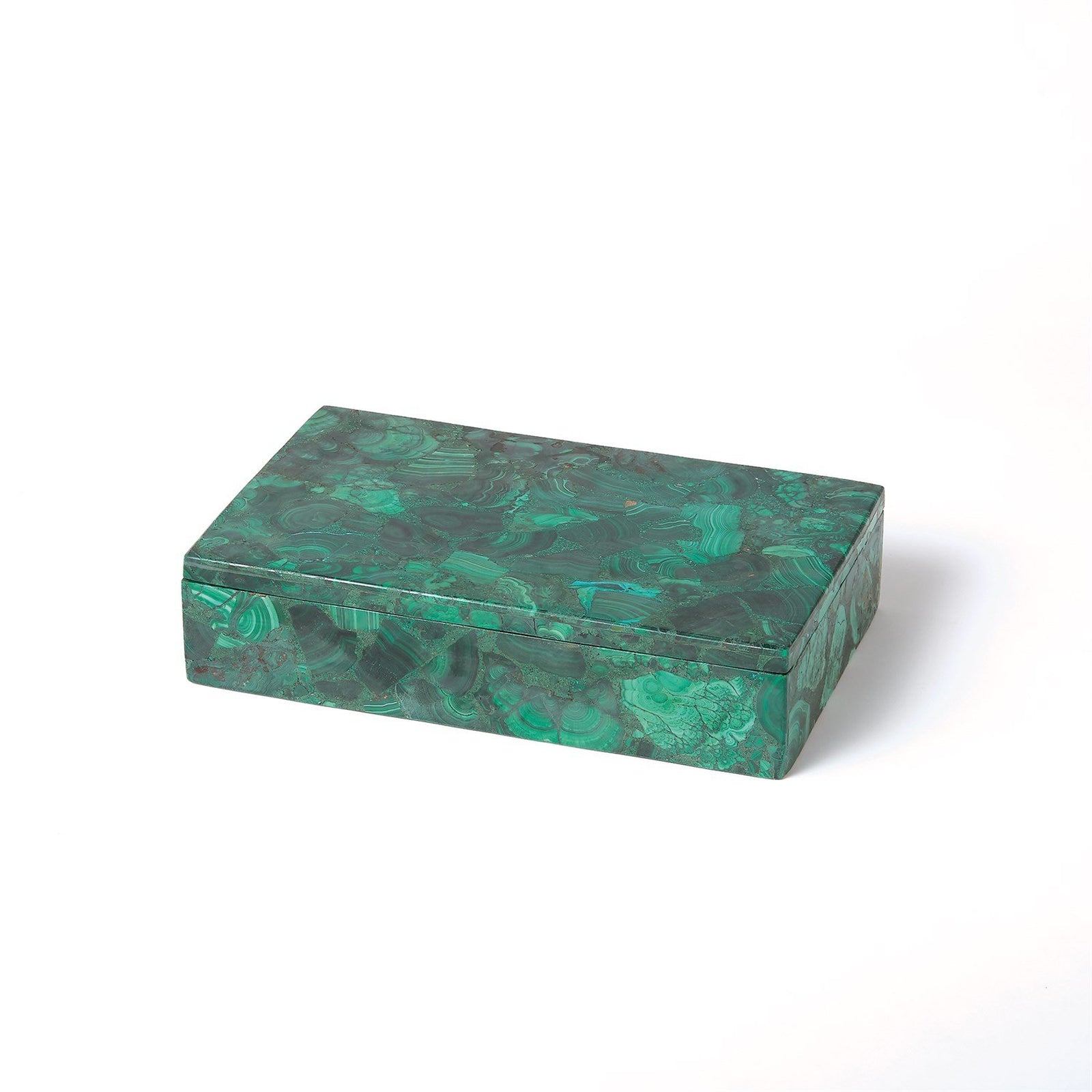 Global Views Malachite Stone Box